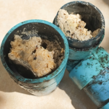 Pipe clogged with fats, oil and grease