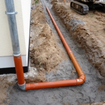 Erneuern Abwasser- und Regenleitung